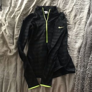 Nike dry-fit quarter zip jacket